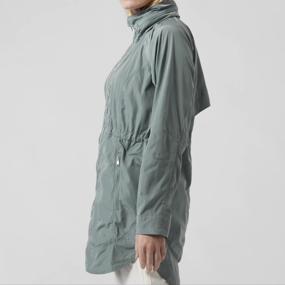 Athleta Drip Drop jacket in minimalistic gray - Picture 3 of 4